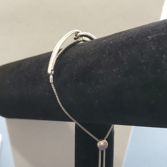 Harriet Kelsall Sterling Bracelet Interlocking Design (Fits 8 1/4”-9”) RARE - Picture 3 of 16